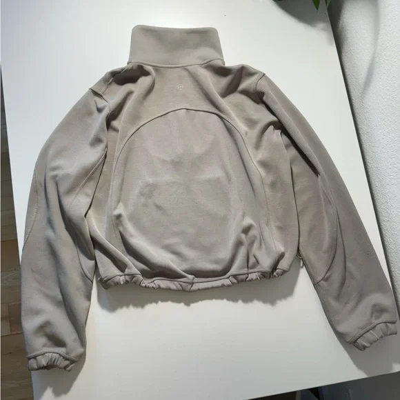 Lululemon | Ribbed Softstreme Jacket | US W 4 | Riverstone - Picture 3 of 5